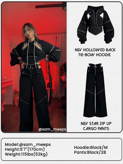 Tie-Bow Hoodie™ - Chic Comfort & Effortless Style